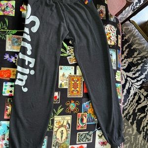 Aviator Nation “Surfing” Sweatpants Size XS Black